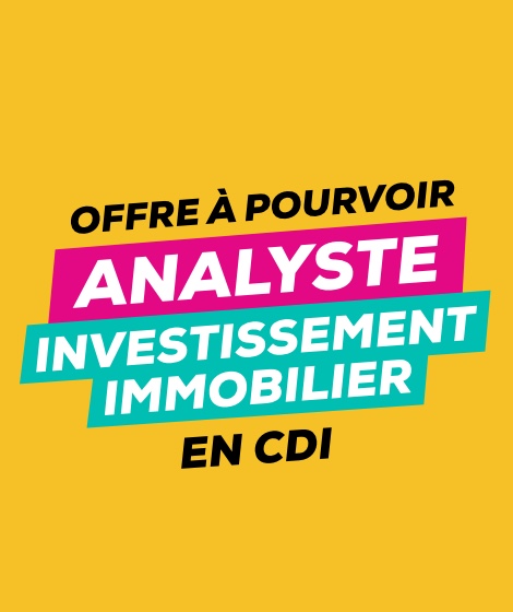Analyste investissements immobiliers – CDI